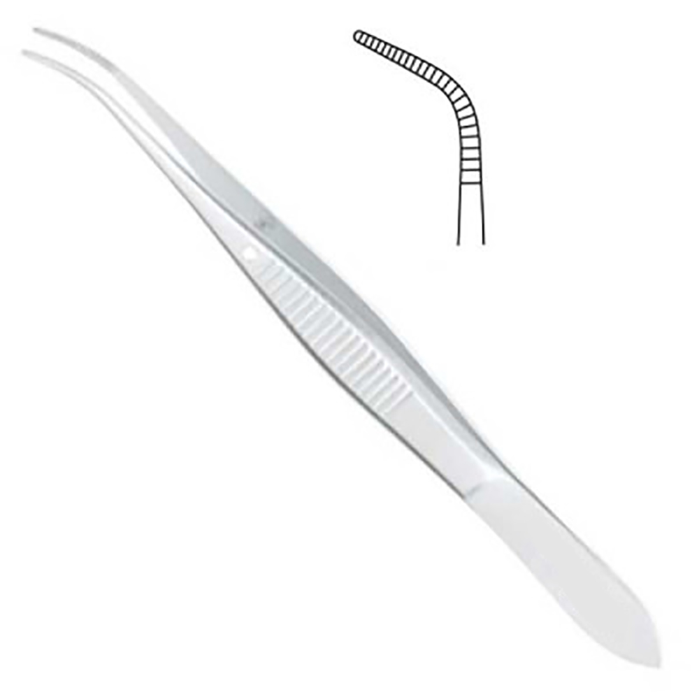 Eye Dressing Serrated Forceps