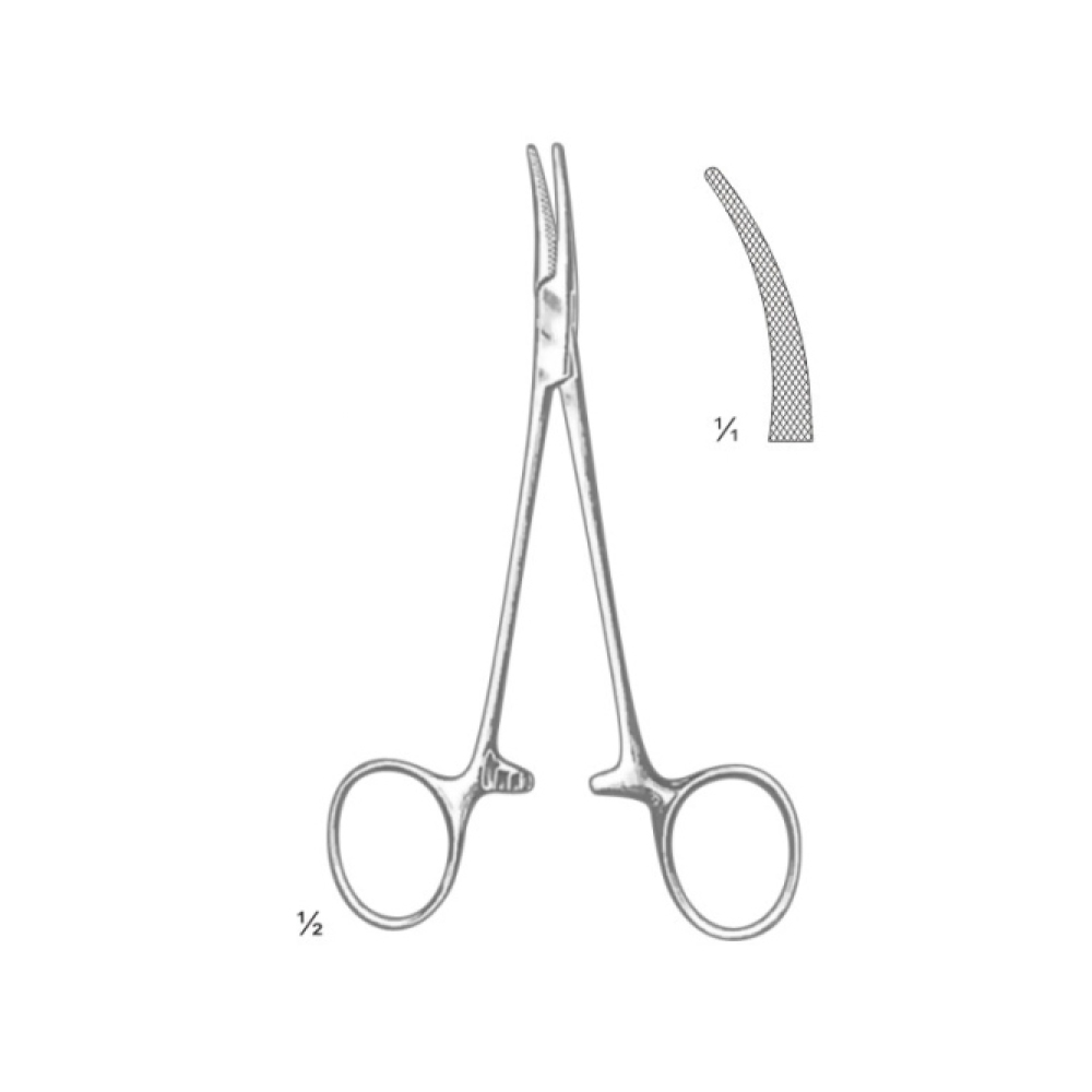 CROSS SERRATIONS ARTERY FORCEPS